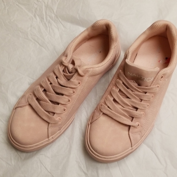 nautica blush sneakers